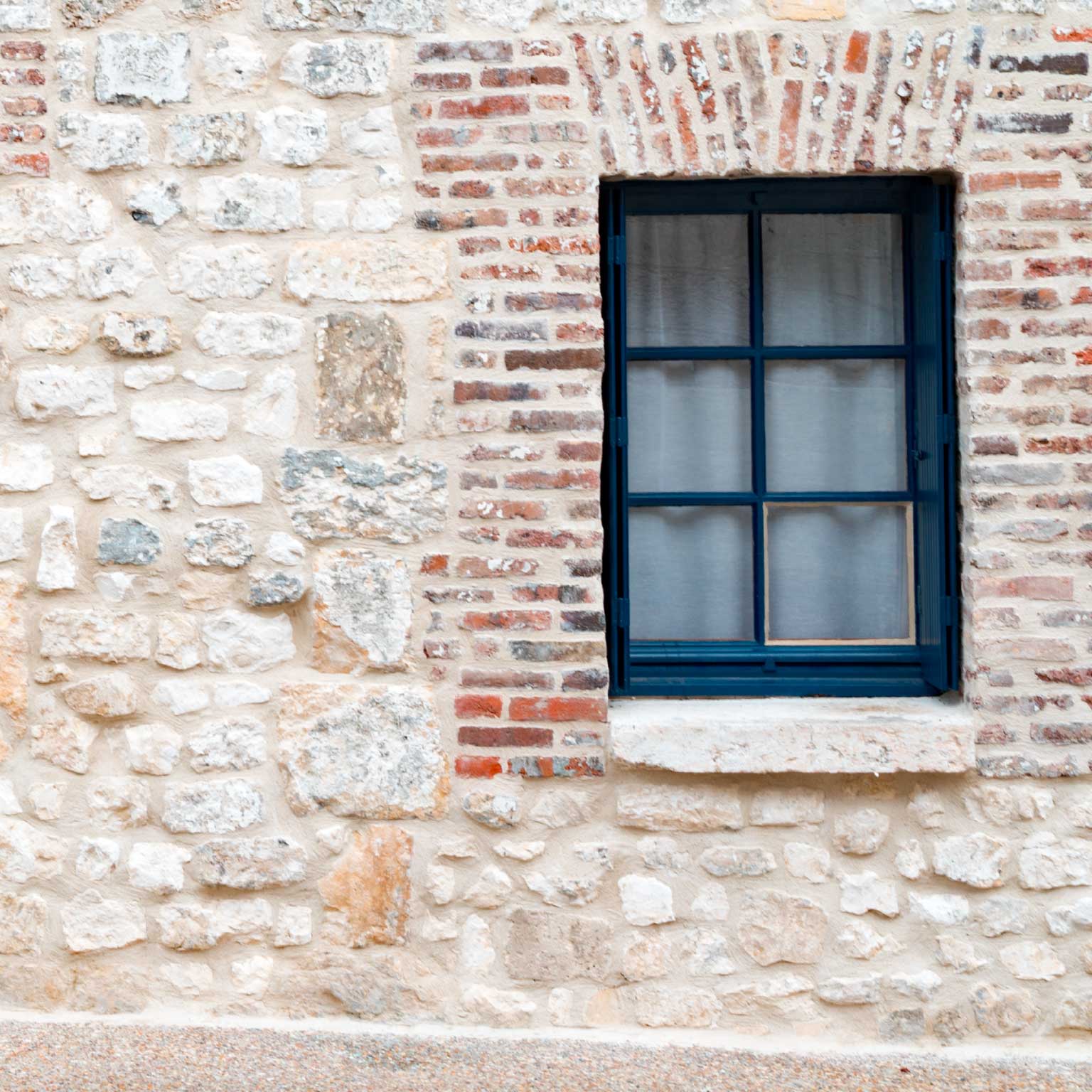 Old stone building and window